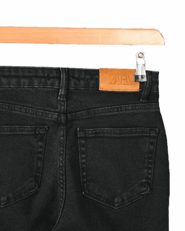 شلوار نیم بگ ذغالی - Image 3