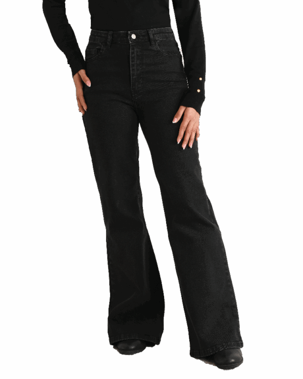 شلوار نیم بگ ذغالی - Image 6