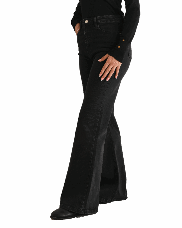 شلوار نیم بگ ذغالی - Image 7