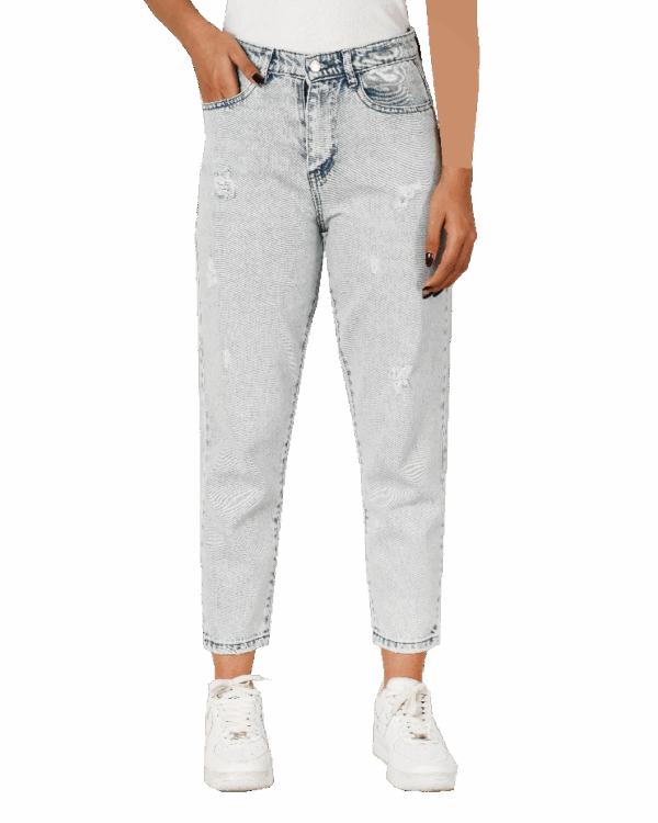 شلوار جین مام استایل یخی - Image 2