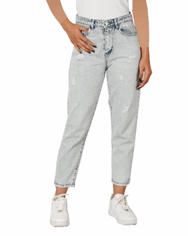 شلوار جین مام استایل یخی - Image 3