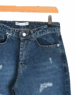 شلوار جین مام استایل زاپدار - Image 5