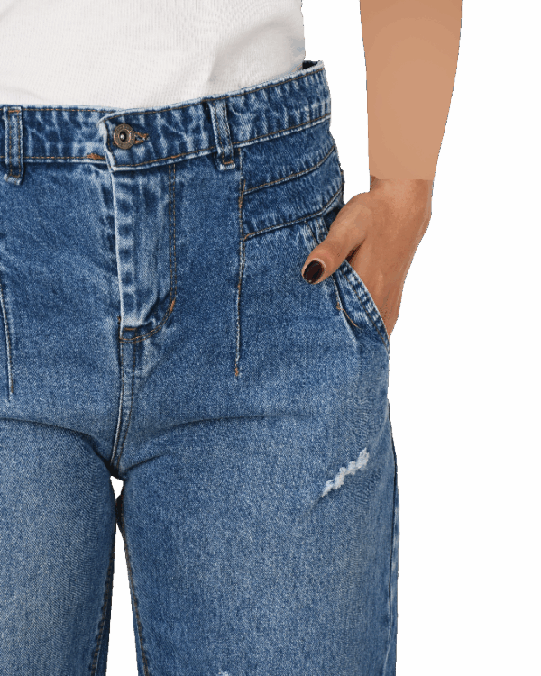 شلوار جین مام فیت - Image 4