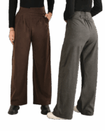 شلوار فوتر جلو دکمه پشت کش - Image 3