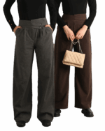 شلوار فوتر جلو دکمه پشت کش - Image 5