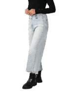 شلوار جین واید لگ زارا آبی روشن - Image 2