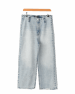 شلوار جین واید لگ زارا آبی روشن