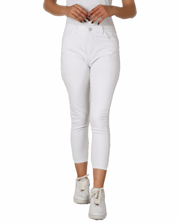 شلوار جین اسکینی سفید - Image 2
