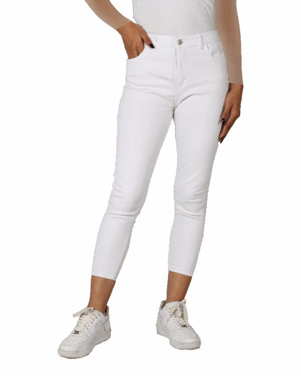 شلوار جین اسکینی سفید - Image 5