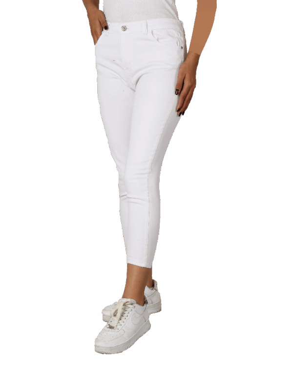 شلوار جین اسکینی سفید - Image 6