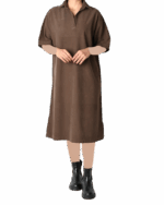 پیراهن کتان آستین سه ربع - Image 2