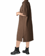 پیراهن کتان آستین سه ربع - Image 5