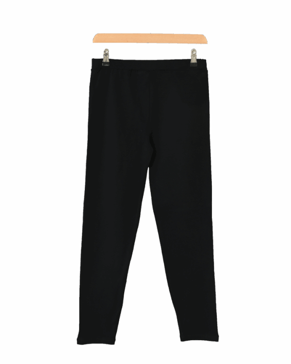 لگ-مشکی-ساده--(1) شلوار لگ زنانه مشکی - Image 1