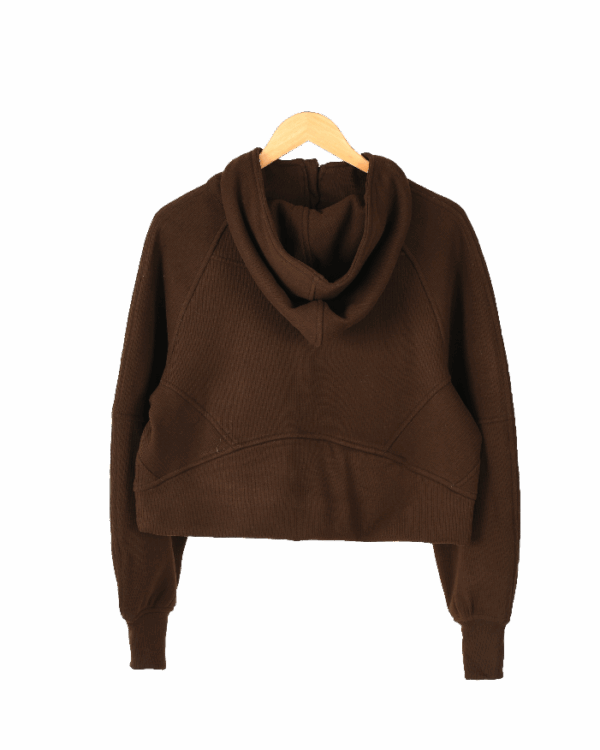 هودی نیم زیپ کراپ - Image 13