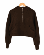 هودی نیم زیپ کراپ