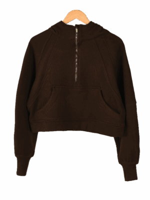 هودی نیم زیپ کراپ