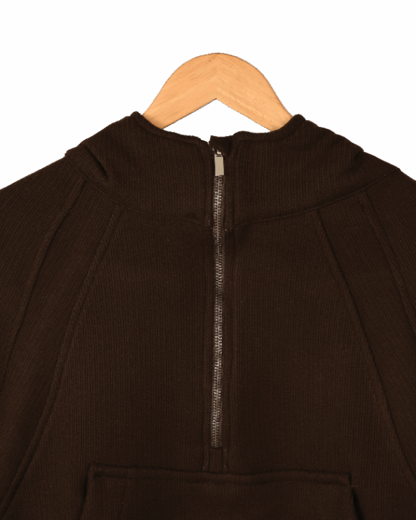 هودی نیم زیپ کراپ - Image 10