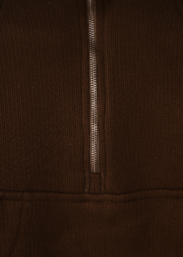 هودی نیم زیپ کراپ - Image 12