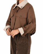 ترنچ کت دو جیب یقه دار - Image 6