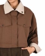ترنچ کت دو جیب یقه دار - Image 8