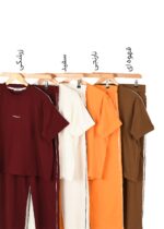 ست تیشرت و شلوار بغل خط جوی - Image 2