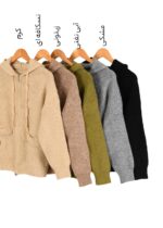 سویشرت بافت کلاه دار - Image 2