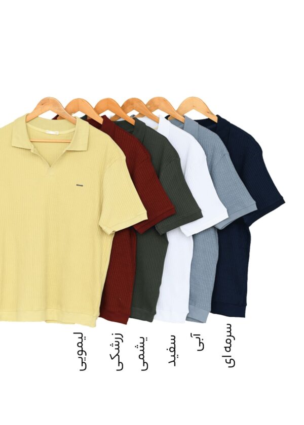 پولوشرت مردانه آستین کوتاه - Image 2