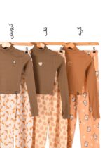 ست بلوز کراپ و شلوار عروسکی - Image 5