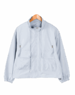 بارونی یقه ایستاده بغل زیپ