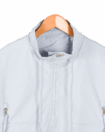 بارونی یقه ایستاده بغل زیپ - Image 4