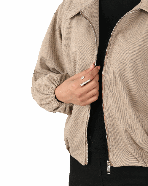 بامبر جکت فوتر جلو زیپ - Image 3