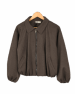 بامبر جکت فوتر جلو زیپ