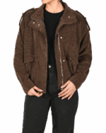 بامبر جکت مخمل کبریتی جیب پاکتی - Image 7