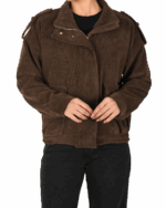 بامبر جکت مخمل کبریتی جیب پاکتی - Image 10