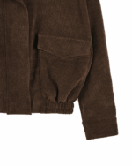 بامبر جکت مخمل کبریتی جیب پاکتی - Image 4