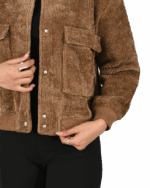 بامبر جکت مخمل کبریتی - Image 5