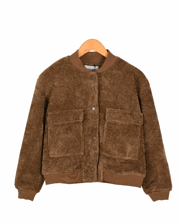 بامبر-چکت-مخمل-کوبیده--(2) بامبر جکت مخمل کبریتی - Image 1