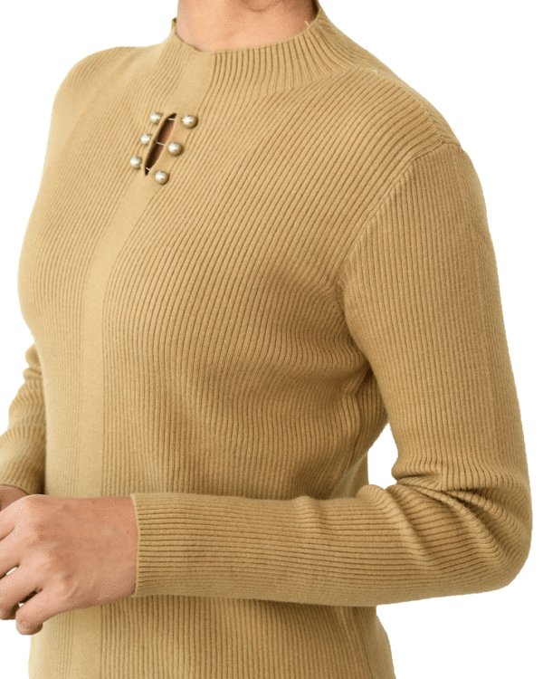 بافت یقه ایستاده مروارید - Image 6