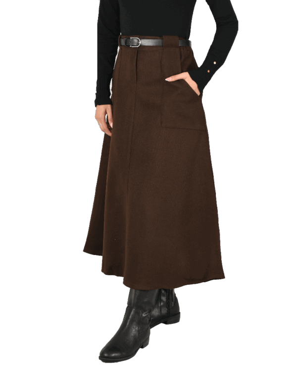 دامن فوتر کمربند دار - Image 4