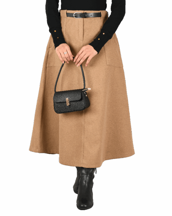 دامن فوتر کمربند دار - Image 6