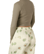 ست بلوز کراپ و شلوار عروسکی - Image 8