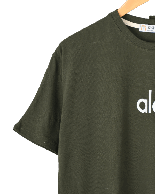 ست تیشرت و شلوار الو بغل خط - Image 4