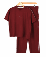 ست تیشرت و شلوار بغل خط جوی