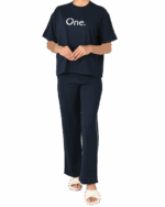 ست تیشرت و شلوار بغل خط وان - Image 6