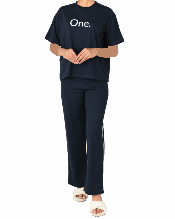 ست تیشرت و شلوار بغل خط وان - Image 6