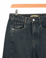 شلوار شافل سرمه ای کثیف - Image 6