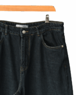 شلوار جین سرمه ای بگ سایز بزرگ - Image 3