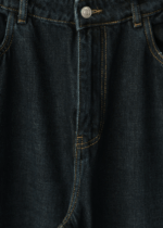 شلوار جین سرمه ای بگ سایز بزرگ - Image 4
