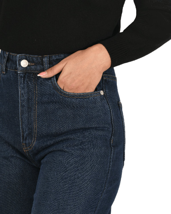 شلوار جین بگ سرمه ای - Image 8