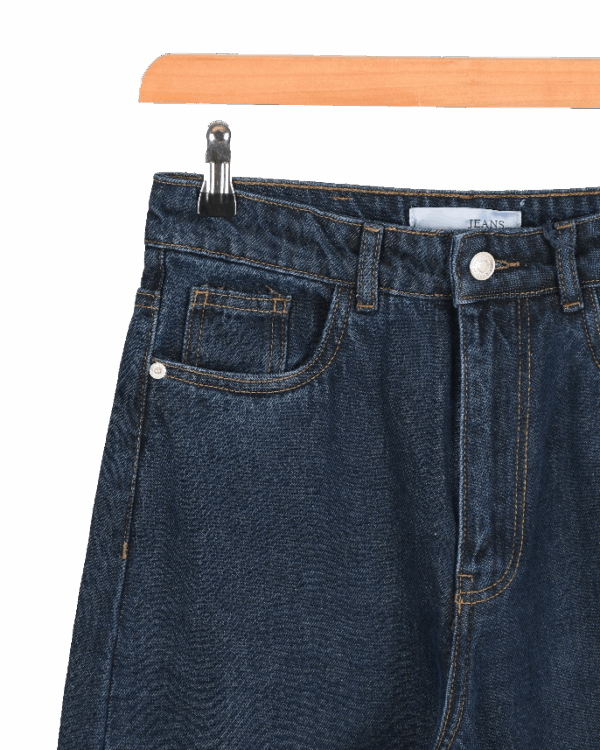 شلوار جین بگ سرمه ای - Image 6